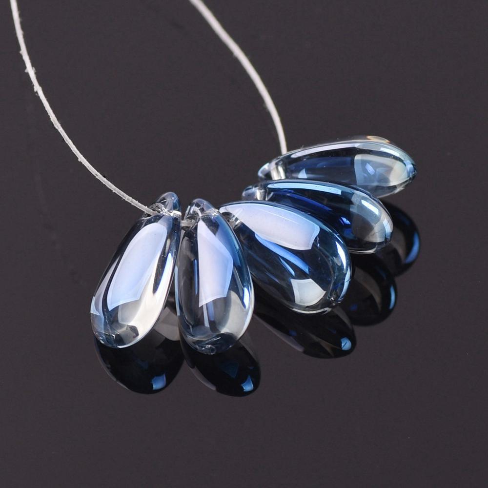 20pcs 14x8mm Teardrop Shape Cr - Jewelry Making Drill ulasan dan harga