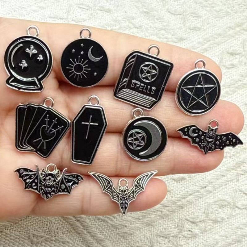 10pcs Moon Star Cross Book Cha - Jewelry Making Guide Book ulasan dan harga