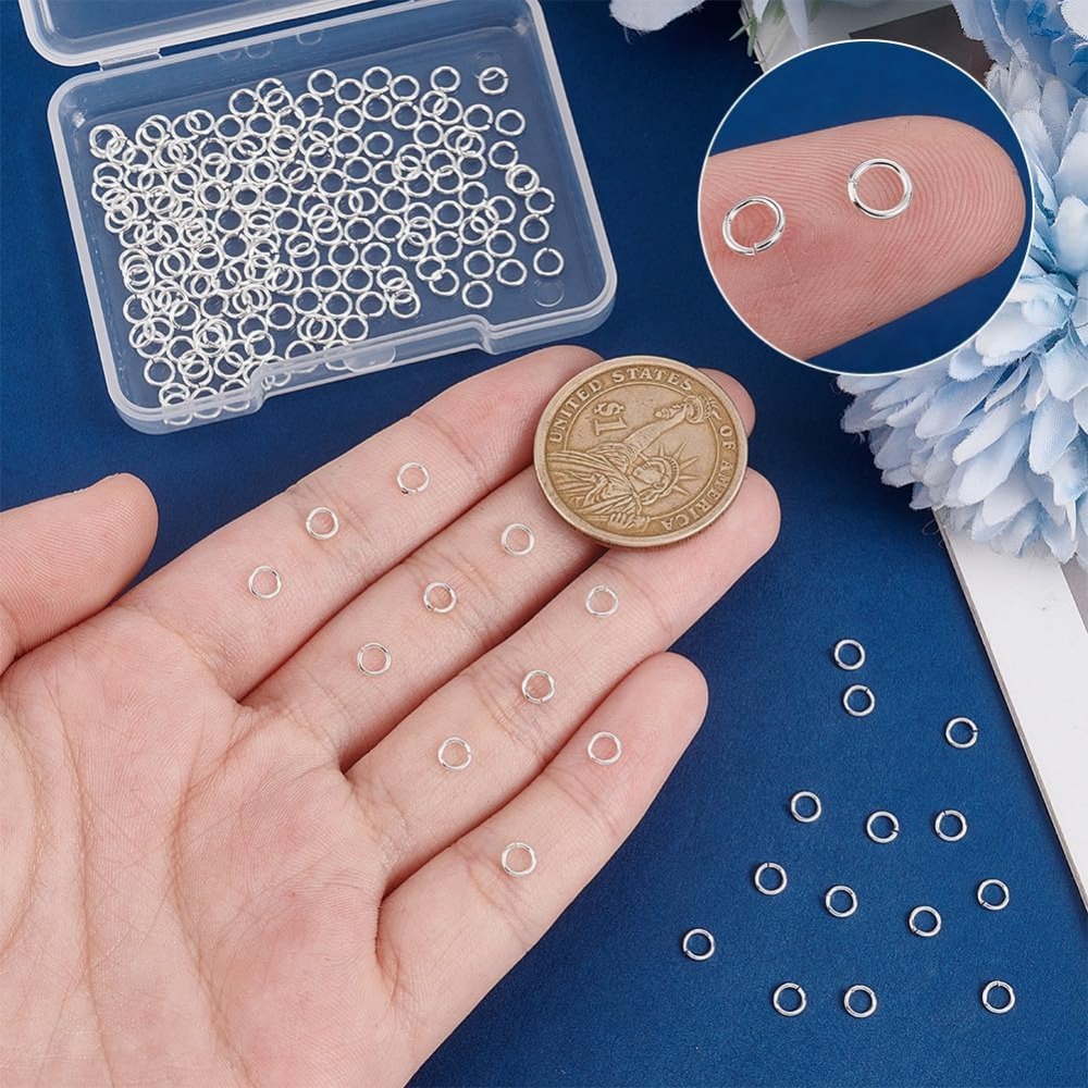 200pcs 925 Sterling Silver Pla - Jewelry Making Silver ulasan dan harga