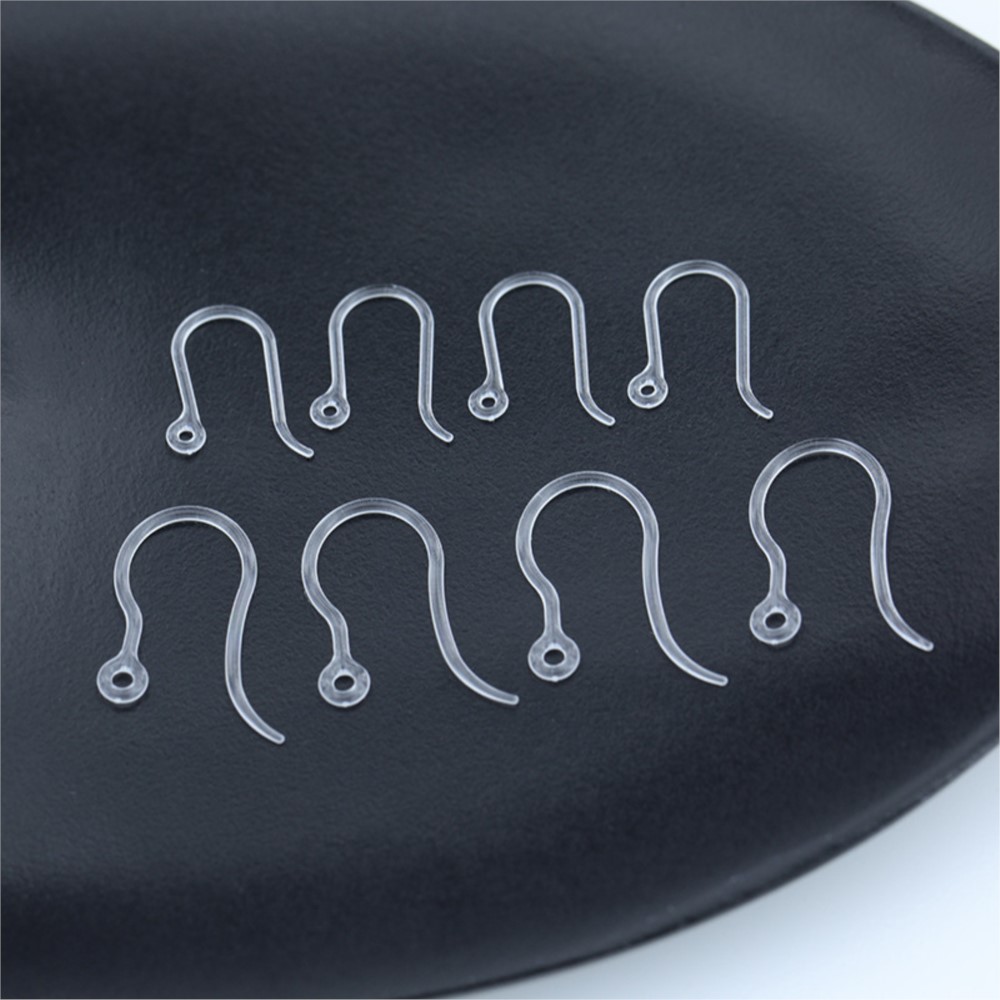 40pcs Clear Plastic Earring Ho - Jewelry Making Class ulasan dan harga