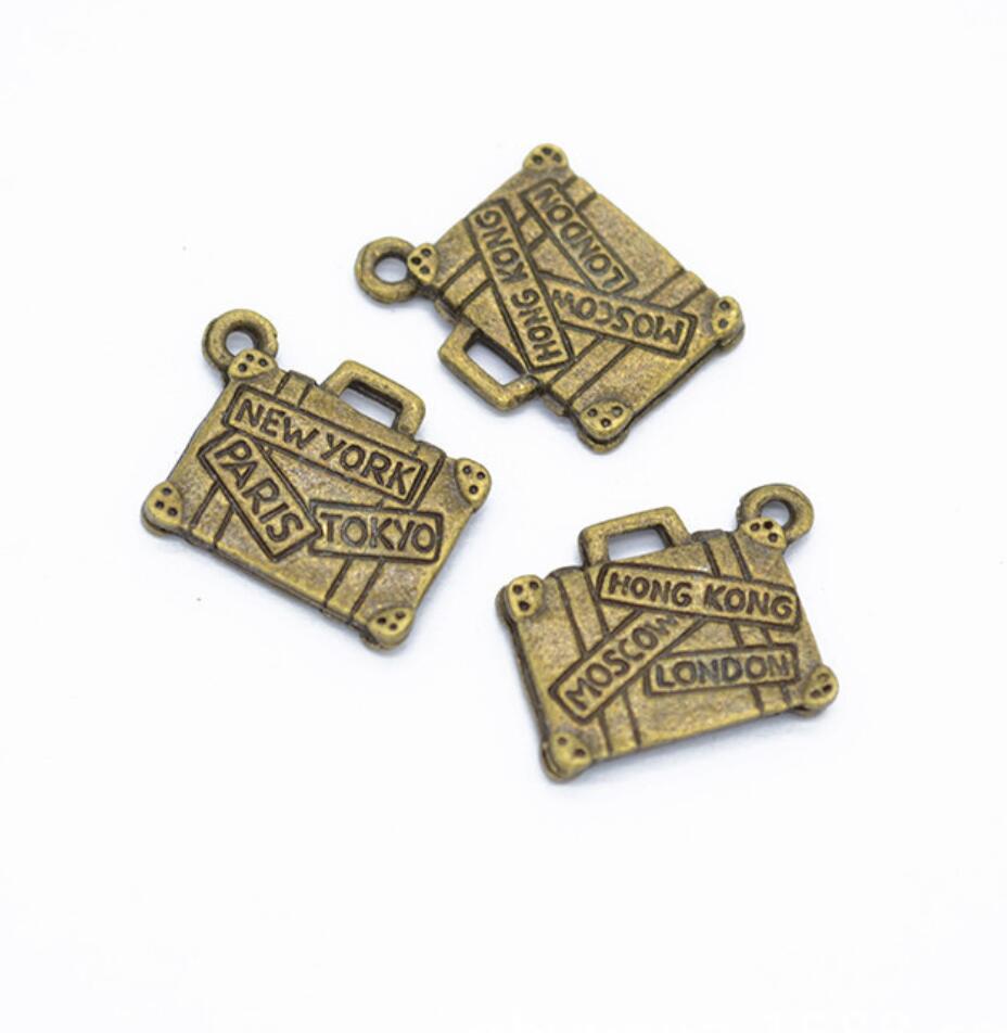 150pcs Charms Travel Bags New  - Jewelry Making New York ulasan dan harga
