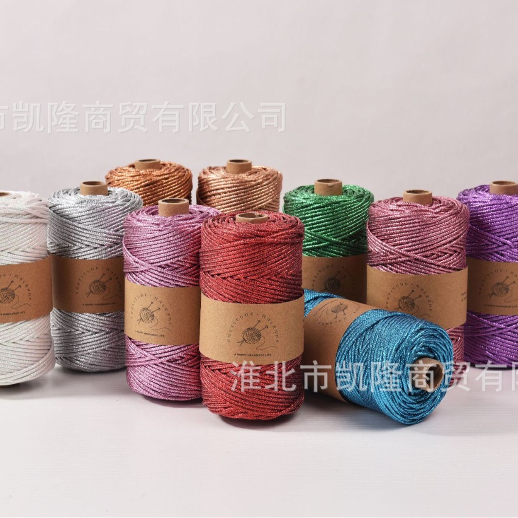 Shiny Metallic Braided Cord 3m - Jewelry Making Gold Wire ulasan dan harga
