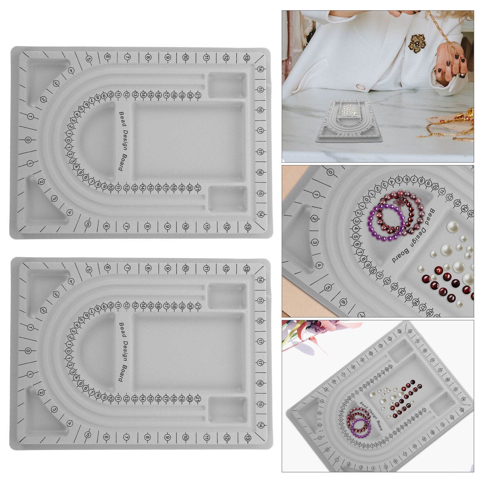 2Pcs Bead Design Board Jewelry - Jewelry Making Designs ulasan dan harga