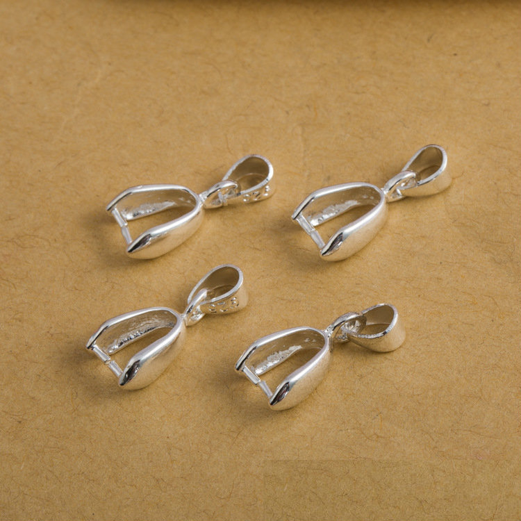 10Pcs 925 Stering Silver Plate - Jewelry Making Silver ulasan dan harga