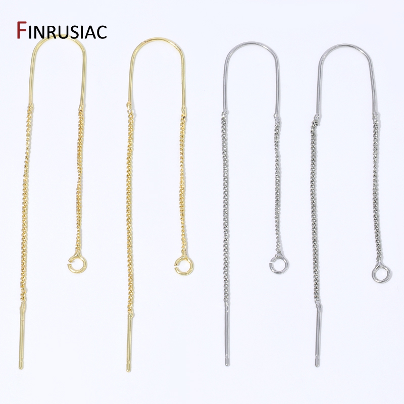 18K Gold Plated Brass Long Tas - Jewelry Making Gold Wire ulasan dan harga
