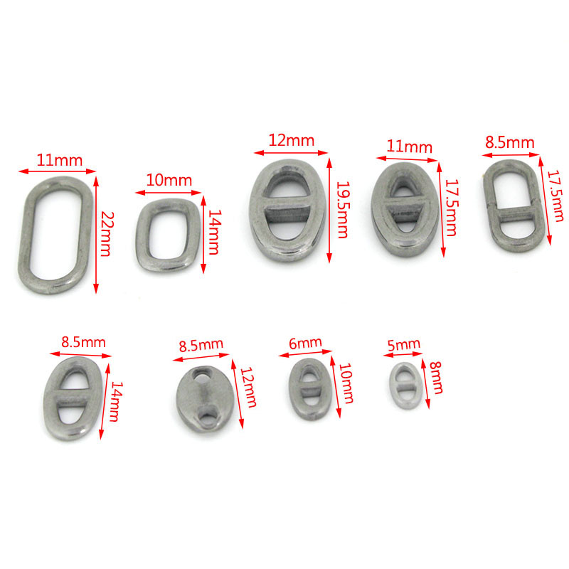 10Pcs Stainless Steel Double H - Jewelry Making Class ulasan dan harga