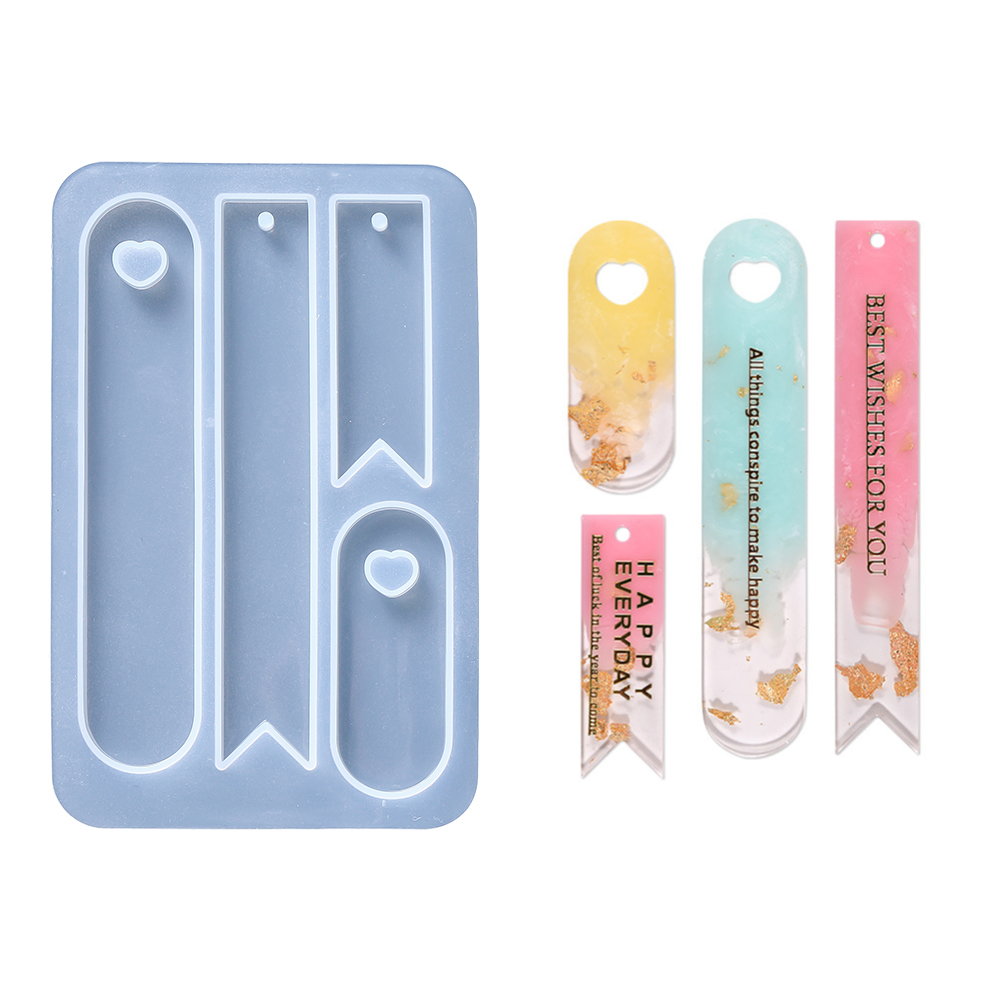 Oval Bookmark Silicone Mold He - Jewelry Making Guide Book ulasan dan harga