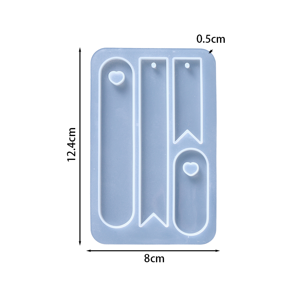 Oval Bookmark Silicone Mold He - Jewelry Making Guide Book ulasan dan harga