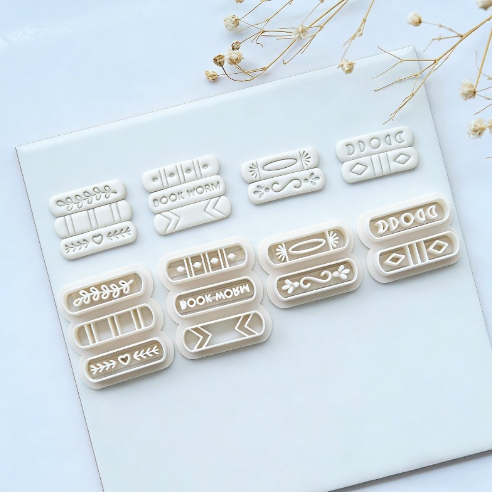 7pcs/set Book Stack Themed Pol - Jewelry Making Guide Book ulasan dan harga