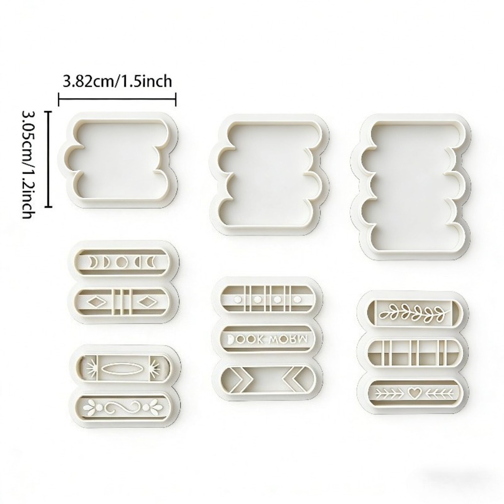 7pcs/set Book Stack Themed Pol - Jewelry Making Guide Book ulasan dan harga