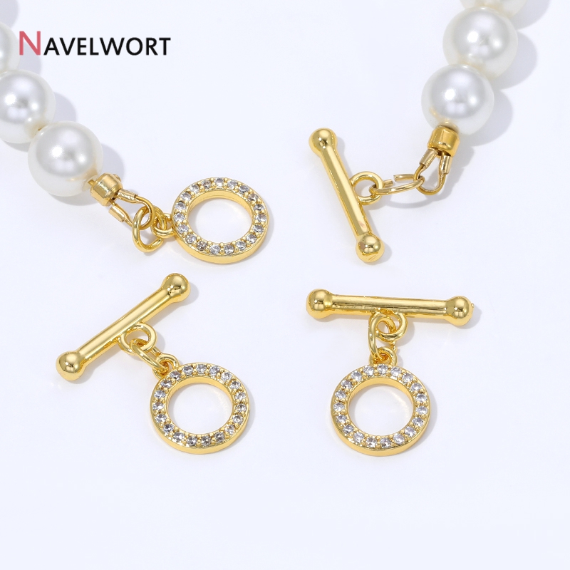 18K Gold Plated Brass Inlaid Z - Jewelry Making Supplies ulasan dan harga
