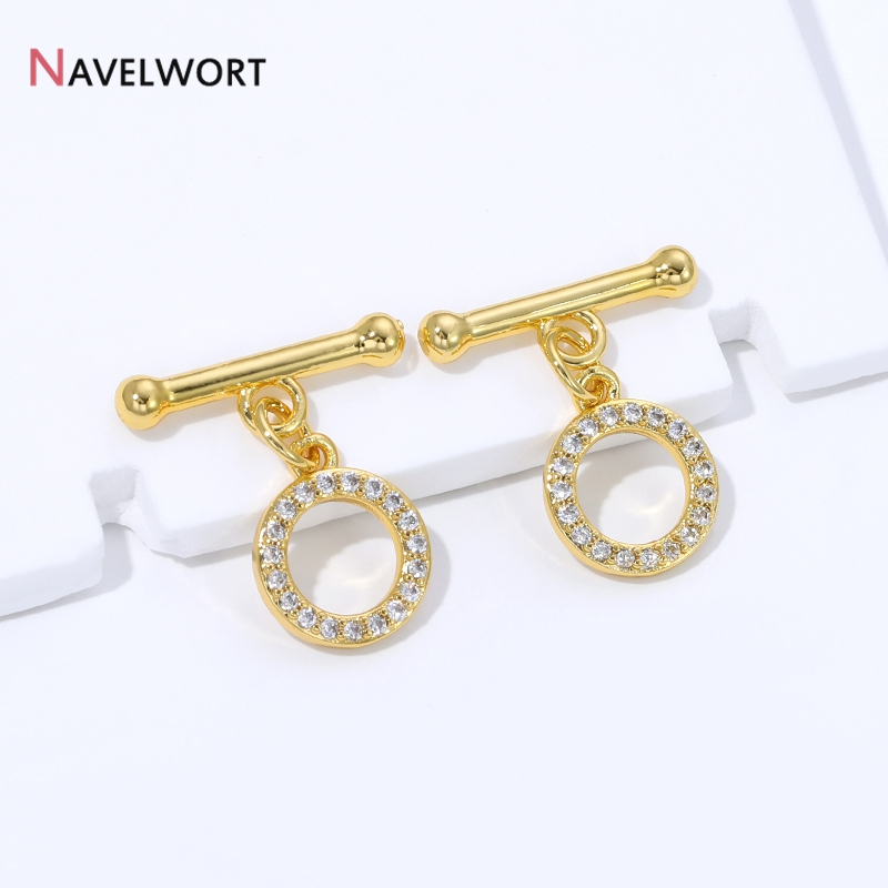 18K Gold Plated Brass Inlaid Z - Jewelry Making Supplies ulasan dan harga