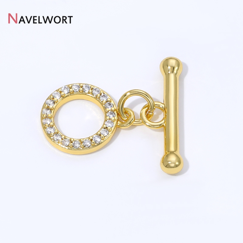 18K Gold Plated Brass Inlaid Z - Jewelry Making Supplies ulasan dan harga