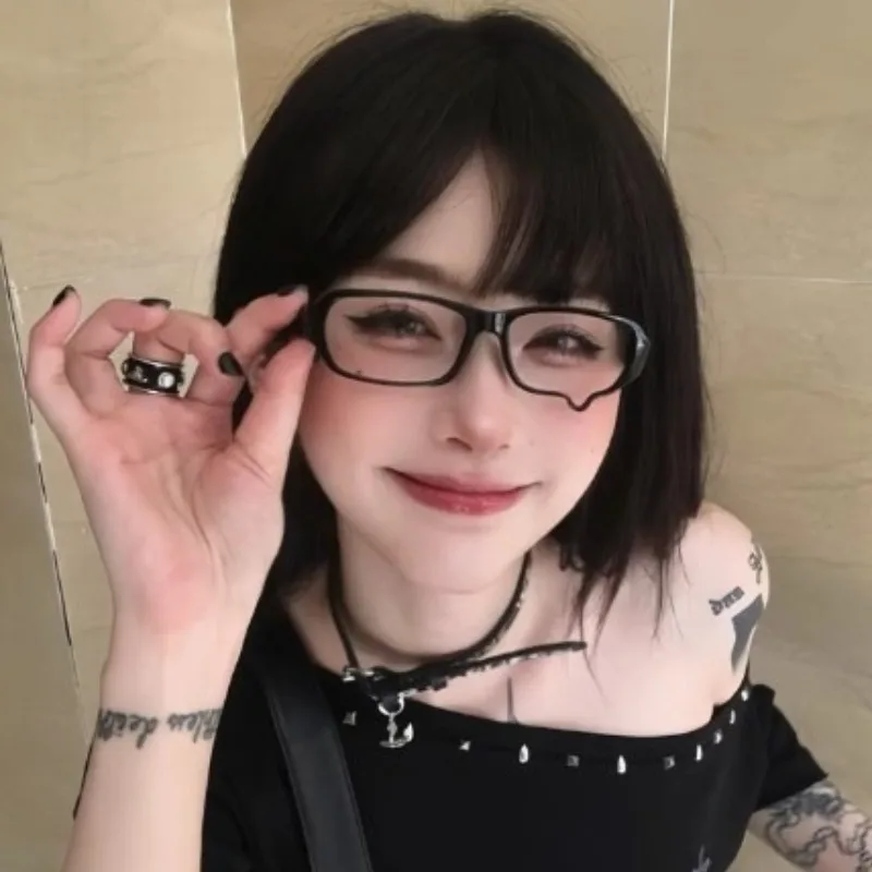 Anime Y2K Cosplay Glasses With - Jewelry Making Glasses ulasan dan harga