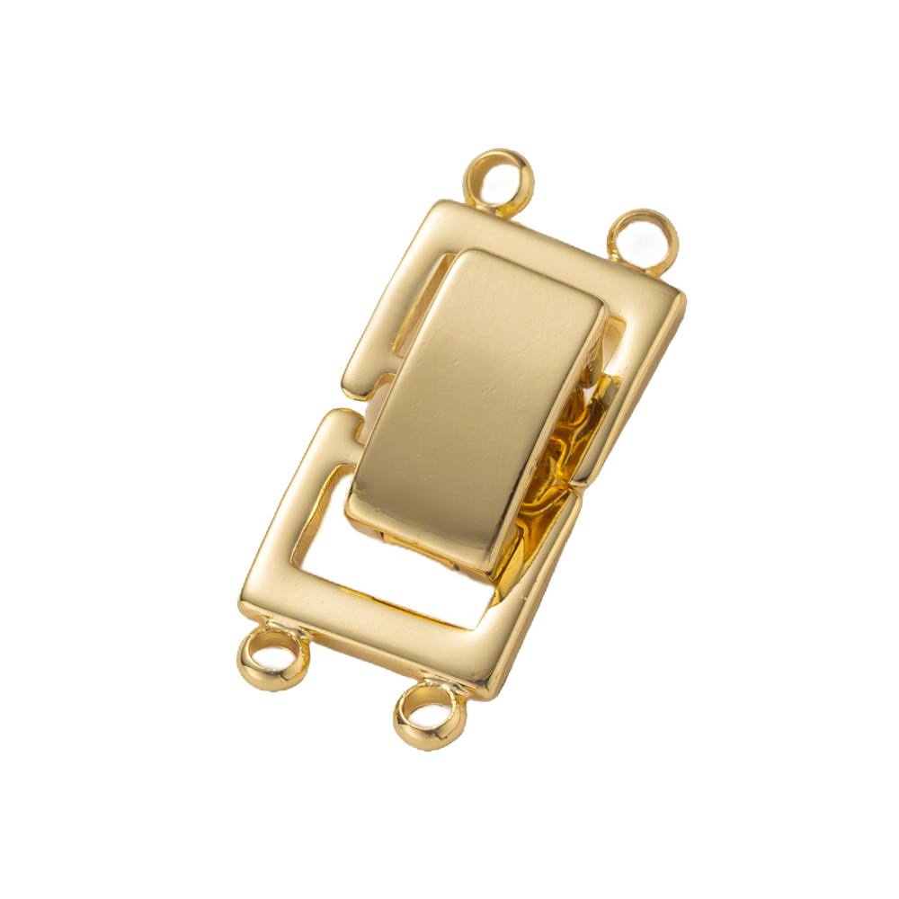 2pcs 14K Gold Plated Layered C - Jewelry Making Class ulasan dan harga