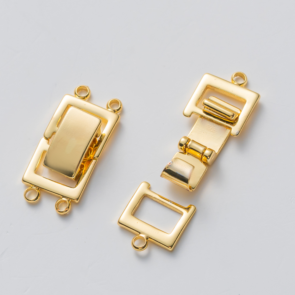 2pcs 14K Gold Plated Layered C - Jewelry Making Class ulasan dan harga