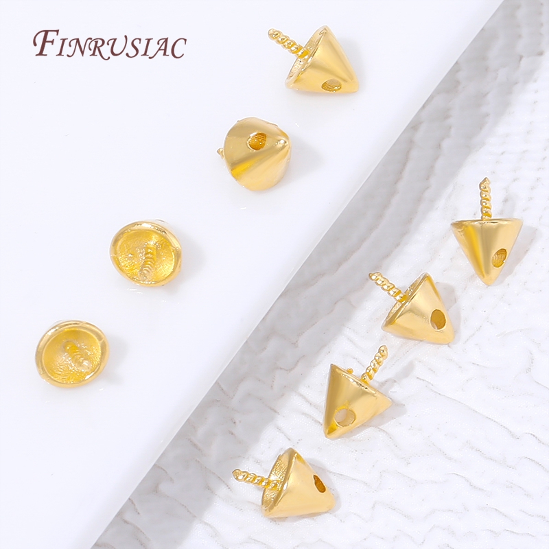 18K Gold Plated Cone Screw Pea - Jewelry Making Drill ulasan dan harga