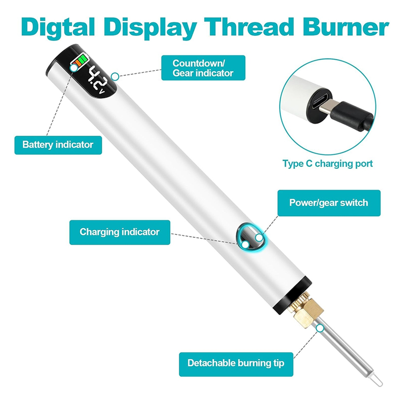 PORK-Rechargeable Thread Burne - Jewelry Making Zapper ulasan dan harga