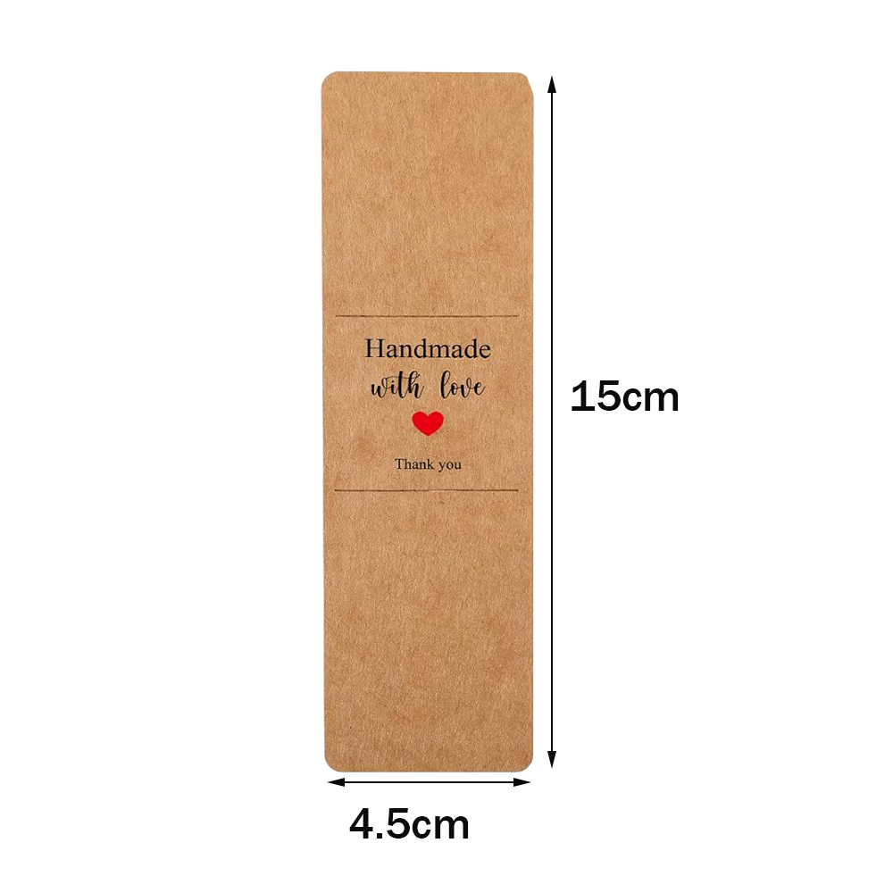 10/30/50pcs 4.5x15cm Kraft Res - Jewelry Making Journal ulasan dan harga