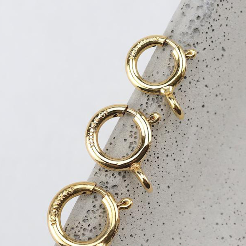 14K Gold Filled Spring Ring Cl - Jewelry Making Designs ulasan dan harga