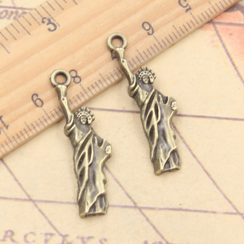 20pcs Charms Statue Of Liberty - Jewelry Making New York ulasan dan harga