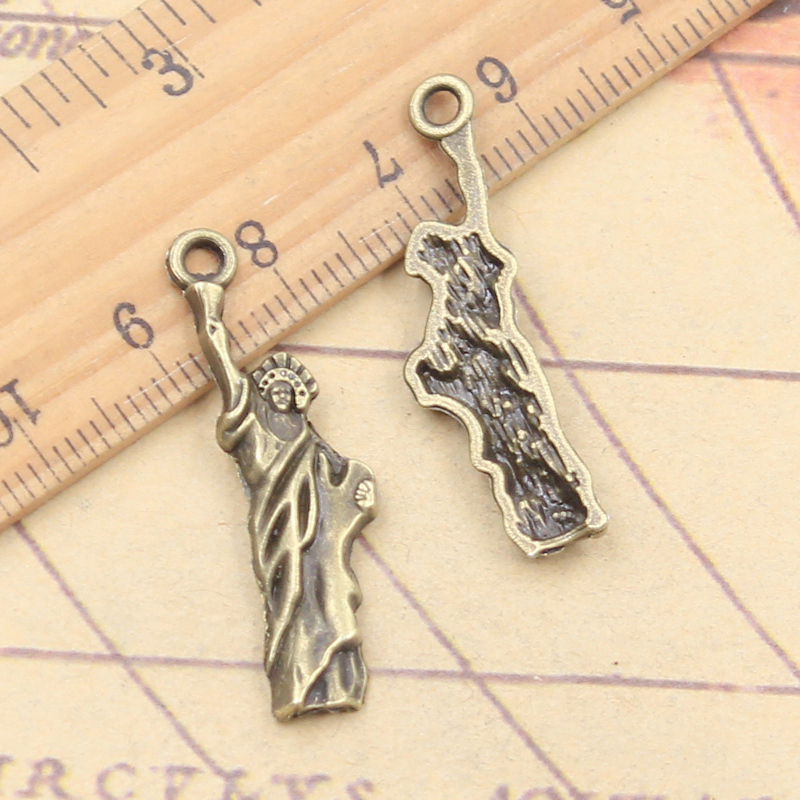 20pcs Charms Statue Of Liberty - Jewelry Making New York ulasan dan harga